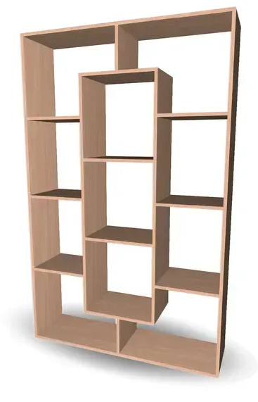 Стелаж підлоговий 2 /1100x300x1740 МФ Вересень